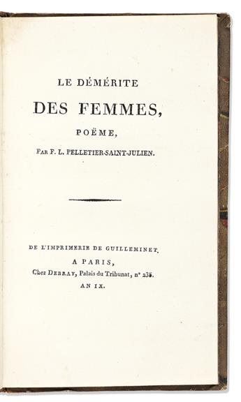 Agrippa, Heinrich Cornelius (1486-1535) De LExcellence et de la Superiorite de la Femme.